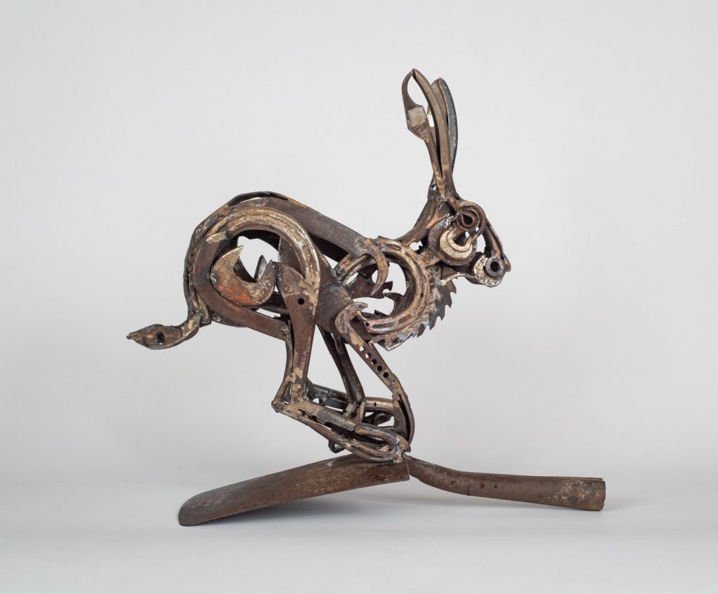 Hare on Spade by Harriet Mead
